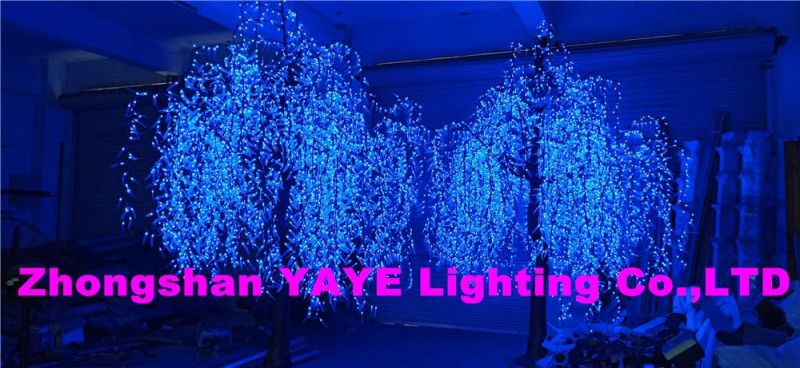 Yaye 18 Hot Sell High Quality 4608LEDs 2.5m Diameter 3m Height LED Lighted RGB Willow Tree with CE/RoHS