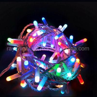 10m 100 Lights RGB Auto Flicker Outdoor LED Decoration Lights