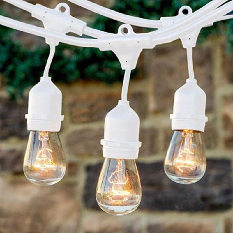 RGB Color Remote Control Outdoor Decoration S14 LED String Light