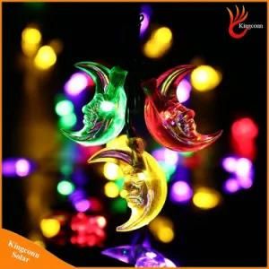 New 30 LED Moon-Shaped Solar String Light for Garden Tree Decorations Home Lighting