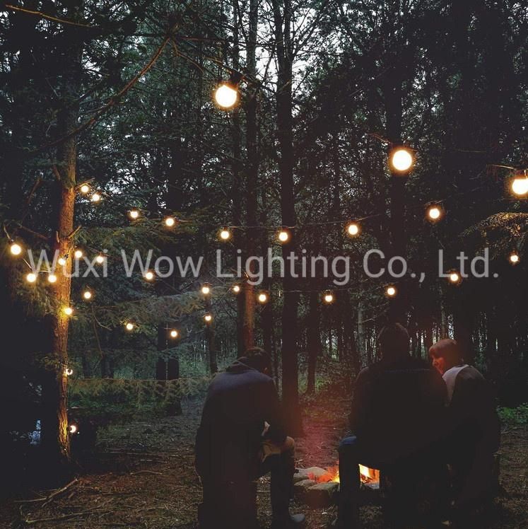 G50 Bulb Lamp String Can Be Connected to Outdoor Shopping Malls Waterproof Horse Running LED Lamp String Lamp Christmas Wedding Christmas Light