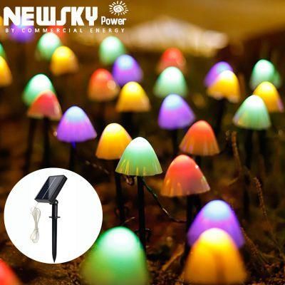 Solar Mushroom Garden Lights with 50 LED