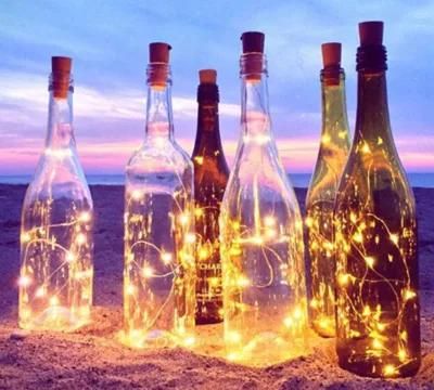 Bottle Cork String Lights 20LED Copper Wire Lights Decorative Lights Wine Copper Wire String