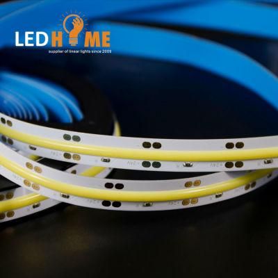 High Efficency 3000K 6000K Color Temperature Flexible COB LED Strip for Linear Light