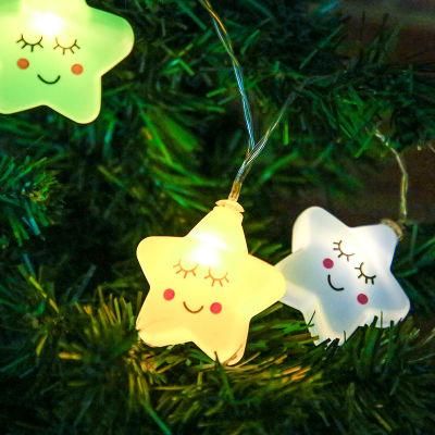 Factory Direct Holiday Star-Shaped Light String LED Shining Star Lights Outdoor Waterproof Christmas Decoration Lights