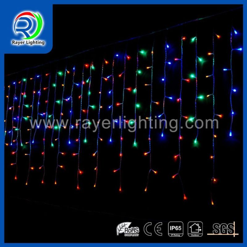 Holiday Festival Decorative Multicolor LED Icicle Lights