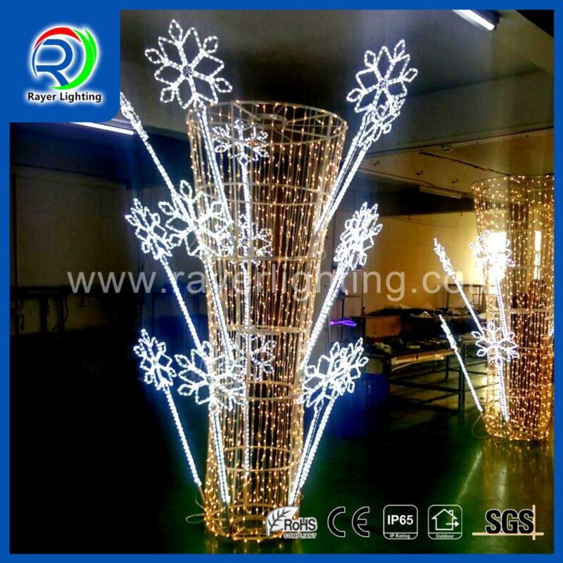 LED Angle Wing Christmas Decoration Rope Customized Motif Light