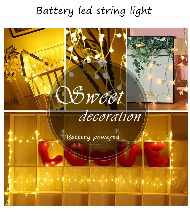 Christmas LED Battery Light with Pumpkin Decoration for Party