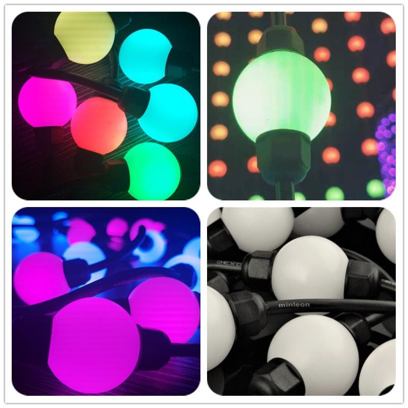 12 V DC RGB Color LED Pixel Mini Trikilit Light String