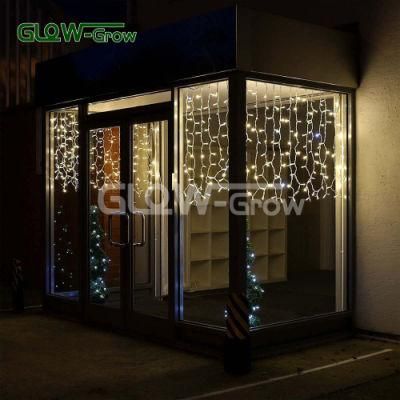 230V 2.0m*5.0m 72W Holiday LED Curtain String Light for Garden Decoration