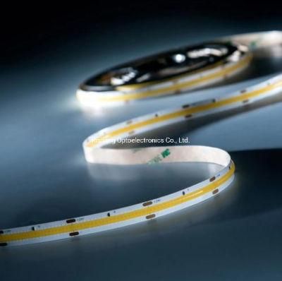High Quality Good Price Dots Free CRI90 Strip LED Tape IP20 LED COB Flexible Rope Strip Light