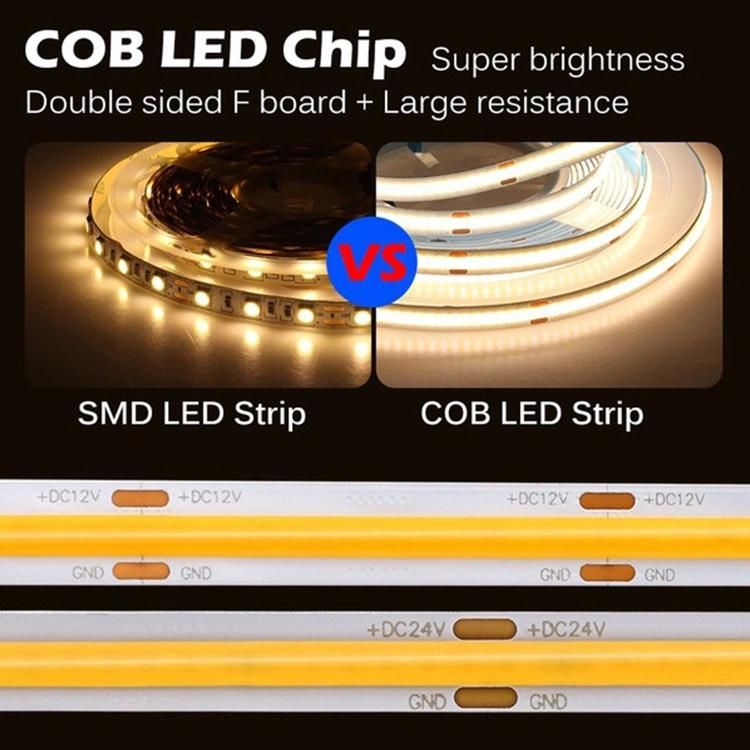 COB LED Light Strip Dotloss High Intensity LED Strip Light