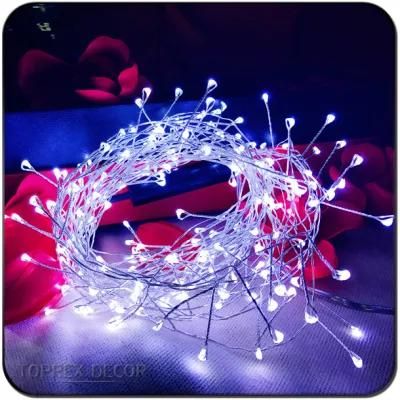 Customizable Tree Branch Shape Outdoor Copper Wire Fairy String Lights