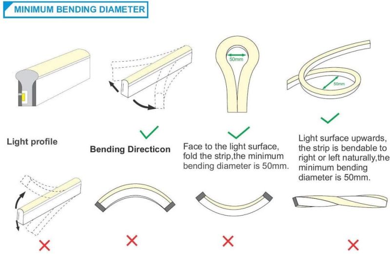 Hot Sales Silicon Tube Bendable Flexible Neon Strip Lighting