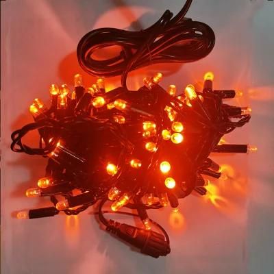 Outdoor IP65 Waterproof PVC Cable 120V LED Christmas String Light