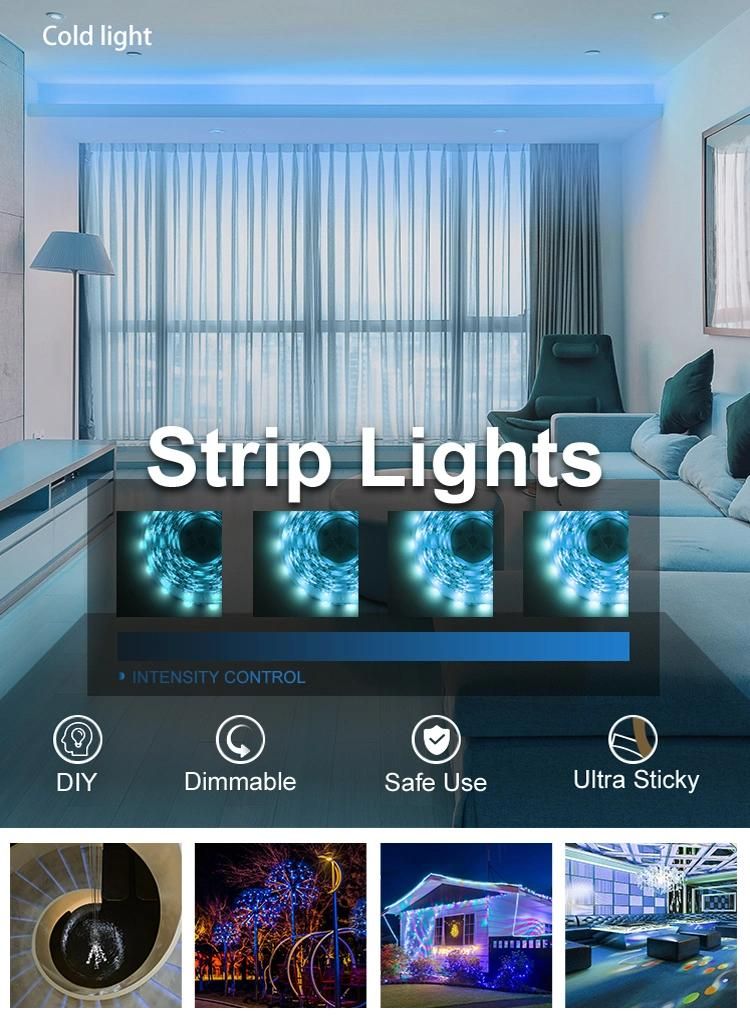 APP Smart RGB Colorful Flexible LED Light Tape Lights