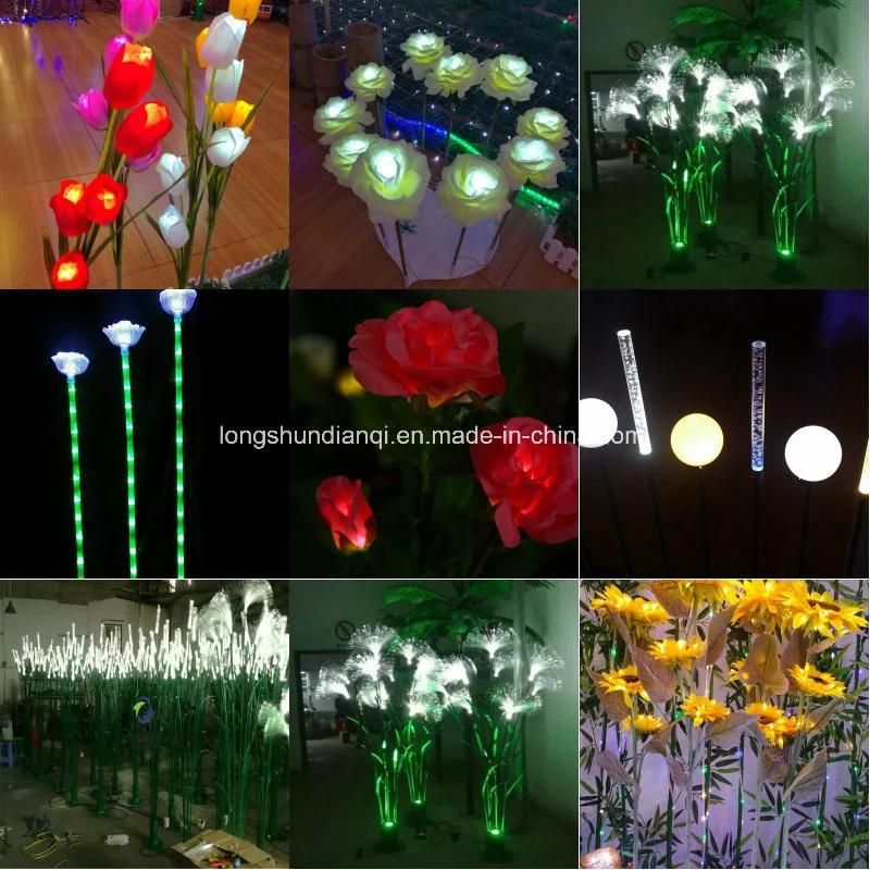 Low Voltage LED Emulation Flower for Decoration