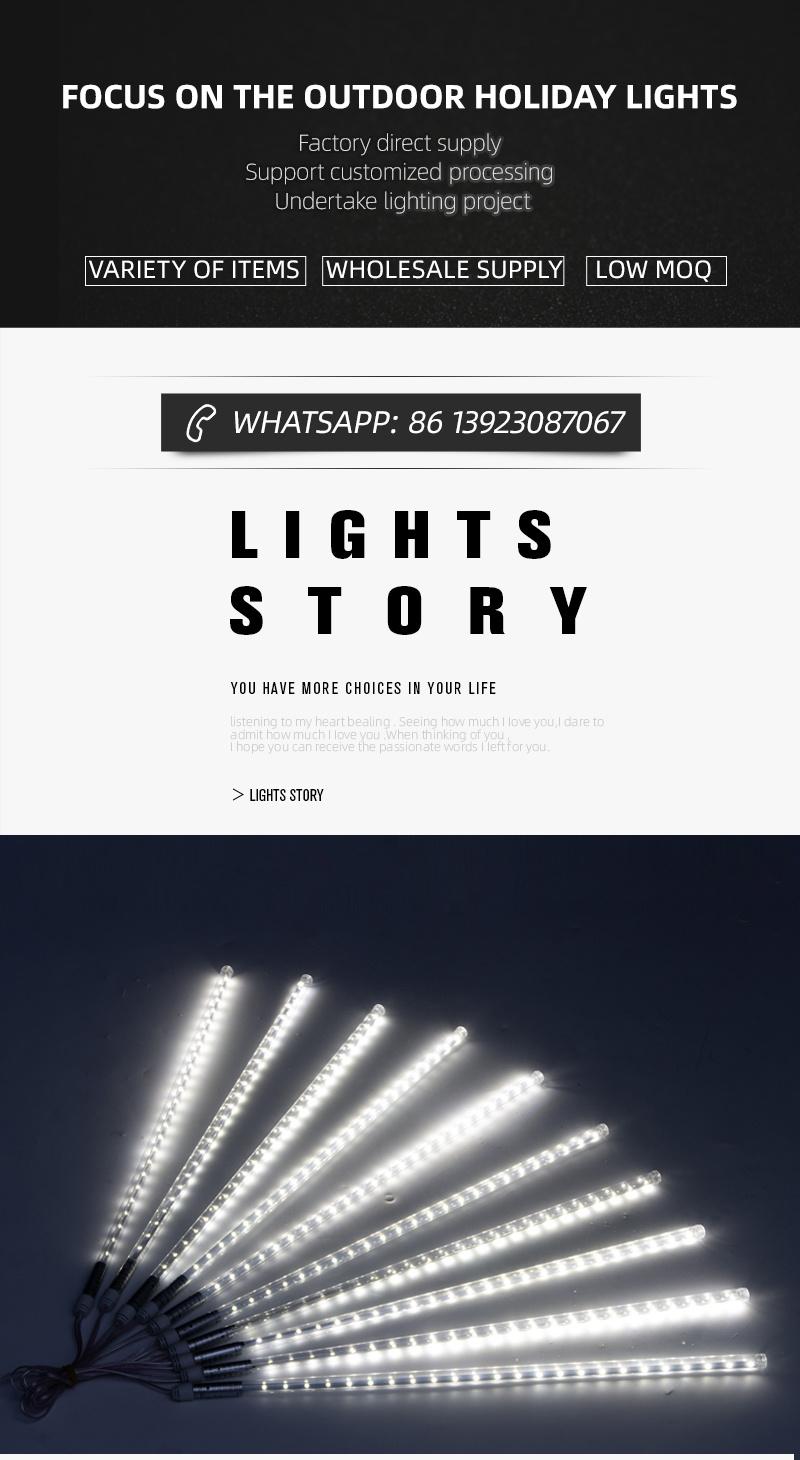 50cm White Color Decorative LED Meteor Light