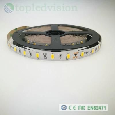 High Lumen 50-55lm/LED 5730 LED Light Strip 60LEDs/M Dimmable