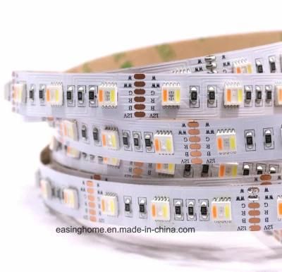 Factory Price DC24V 5050 SMD Rgbww Five Color in One LED Can Replace RGBW CCT LED Strip
