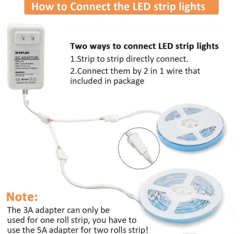 LED String Lights RGB LED Light Strip Music RGB LED Strip 5050 SMD Color Changing LED Strip Light Bluetooth Controller LED Lights for Bedroom Home Party