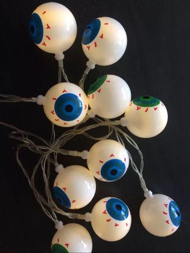 Halloween LED String Light with Eye Ball Decoration
