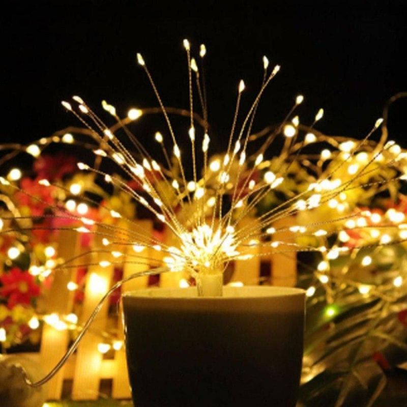 RGB Firecracker LED Fairy String Light with Remote Control