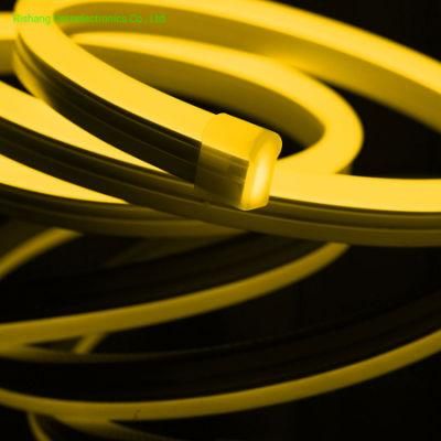 Amber Outdoor Usage Silicon Gel Waterproof Decorative Lighting LED Strip LED Flexible Mini Neon Strips