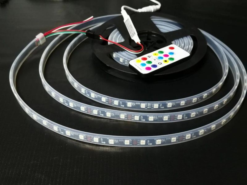 12V Ws2811 5m 30/60/144LEDs Per Meter Addressable Programmable Digital RGB LED Strip