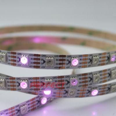 30 LEDs Addressable Strip RGB Magic Digital LED Pixel Strip Light 12V 2811 with Power Supplier and Controller