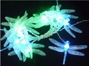 LED String Light with Dragonfly Multi Color