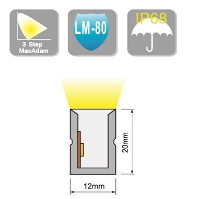 Resistantto Salt Water Dots-Free IP68 Waterproof LED Neon Flex Light for Outdoor &amp; Indoor Use
